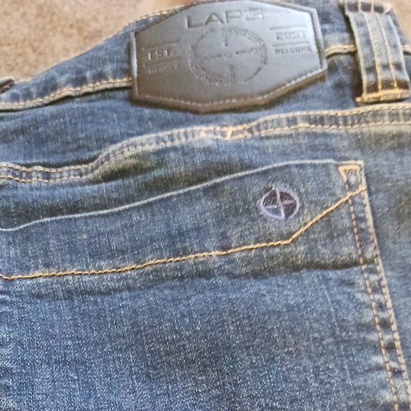 **** LAPG Terrain Flex Straight Fit Deep Dyed Denim Jeans NWT - 34 X 32 - Picture 9 of 9